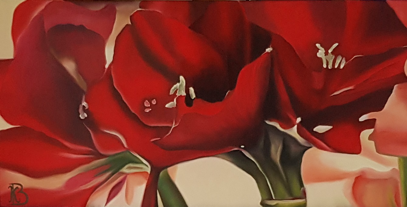 Coeur d’Amaryllis (30×60)