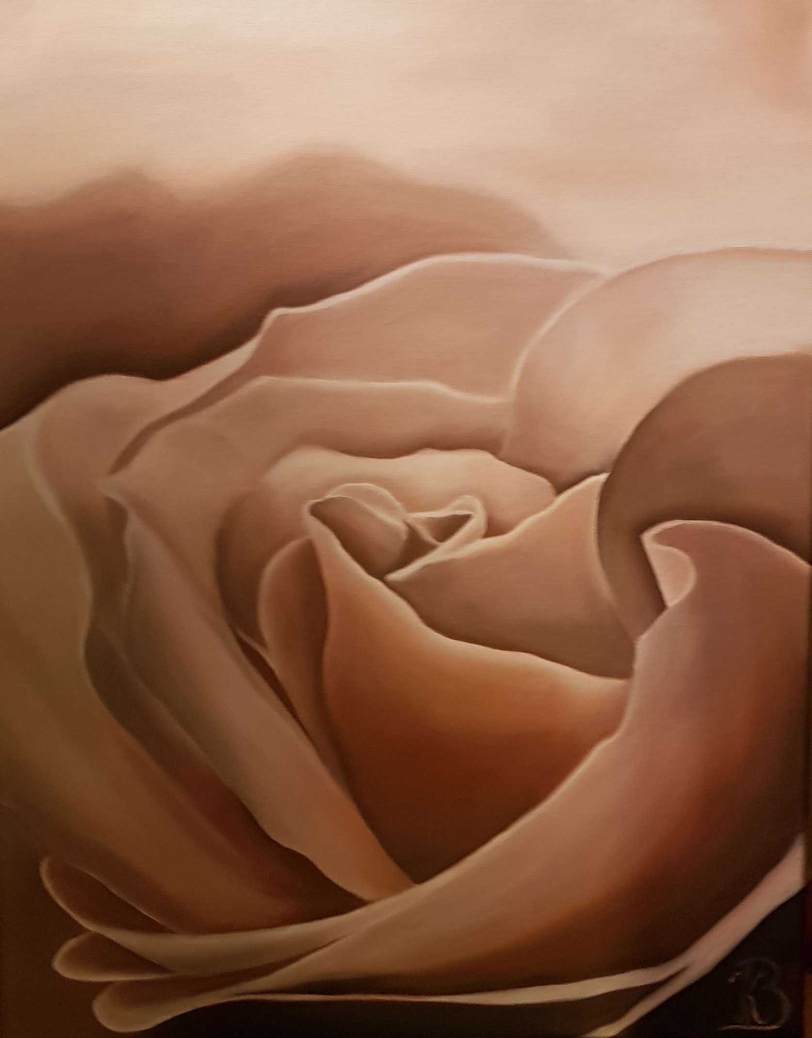 Coeur de Rose nude (40×50)