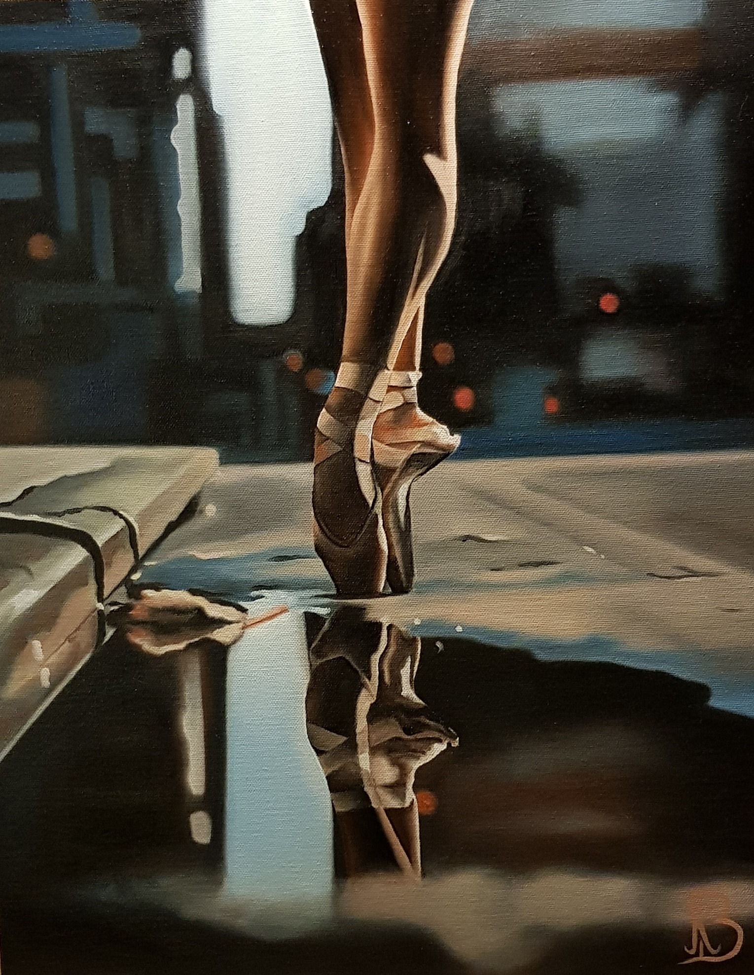 Les jambes de la Ballerine (40×50)
