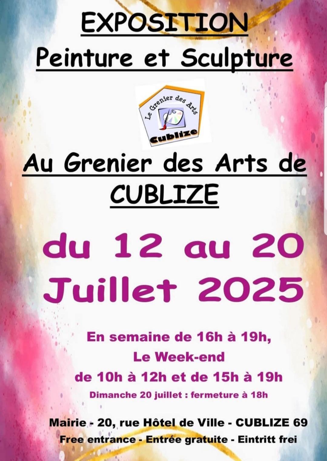 Le Grenier des Arts 2025 - Cublize